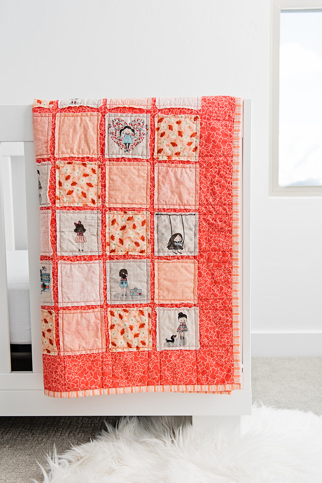 coral-pink-girl-s-quilt-handmade-newborn-baby-gifts-dramatic-girls-rooms